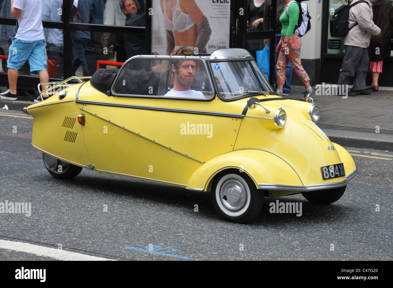 Auto Messerschmitt KR200 fend Cabin Roller drei Rädern Bubble car Stockfoto