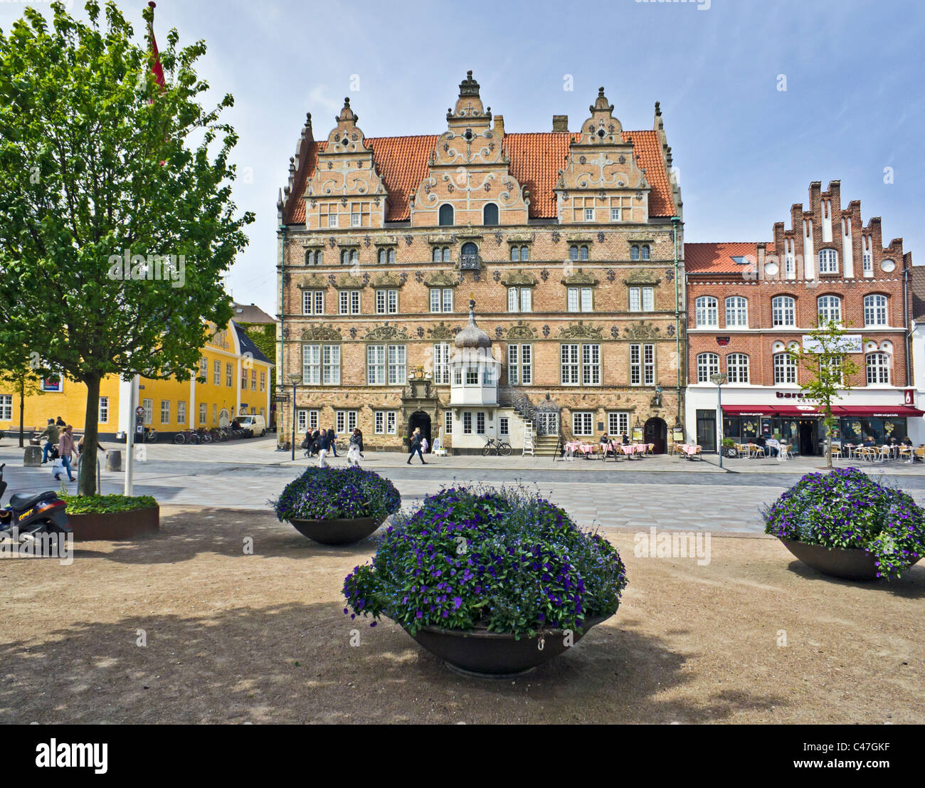 Jens Bangs Torpa in Oestergade in der Nähe von Nytorv im Zentrum von Aalborg Dänemark Stockfoto