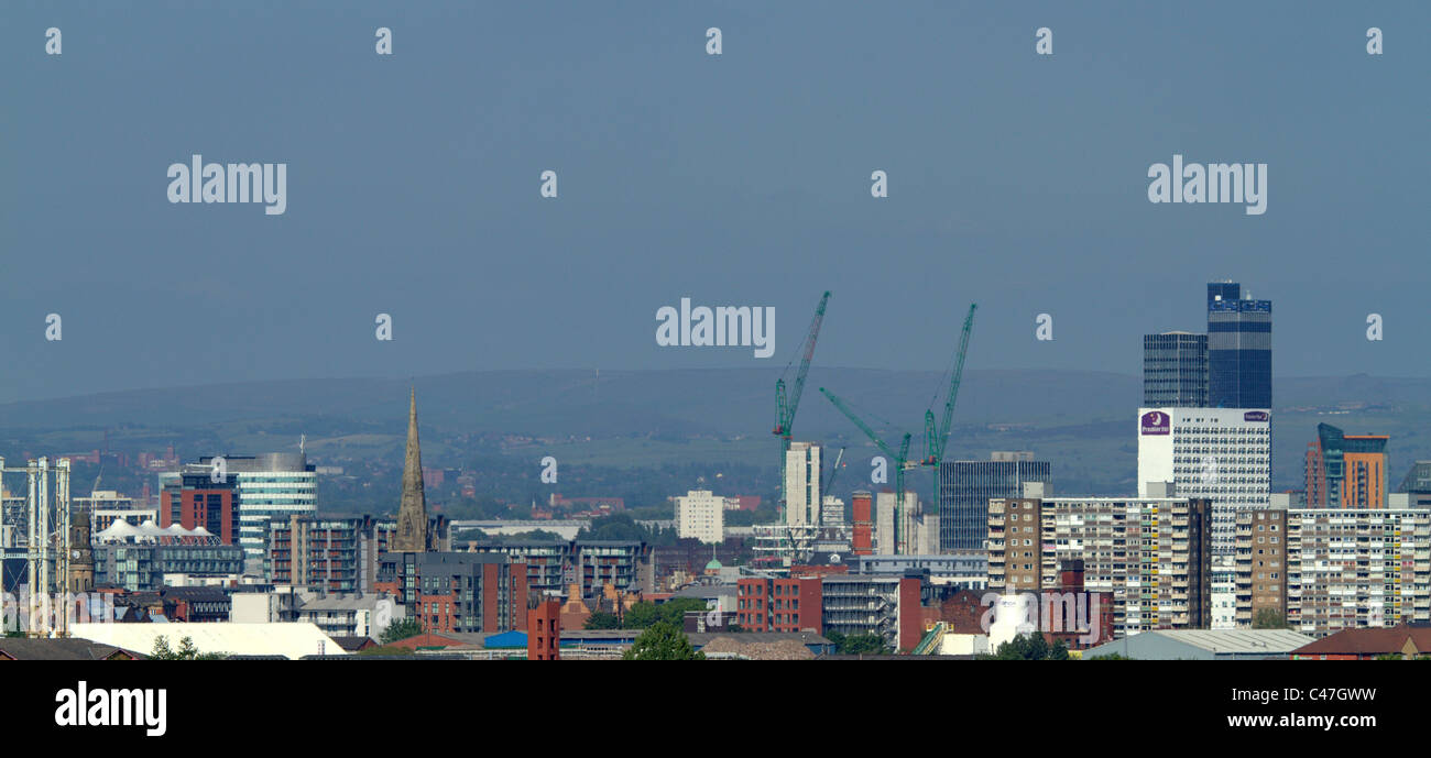 Manchester und Salford Quays Stockfoto