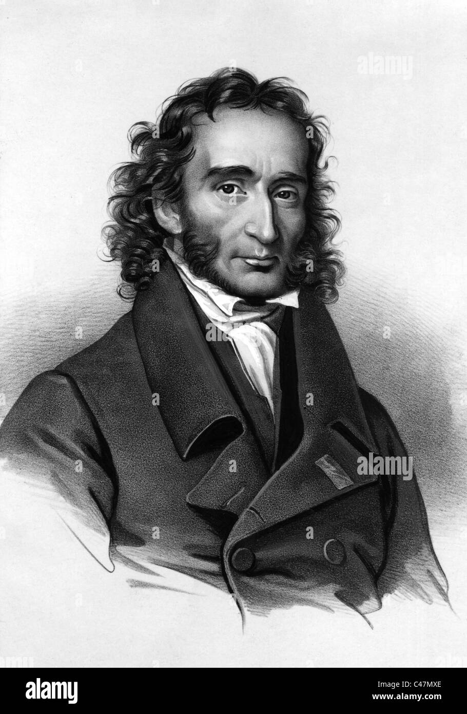 Nicolo Paganini, Stockfoto