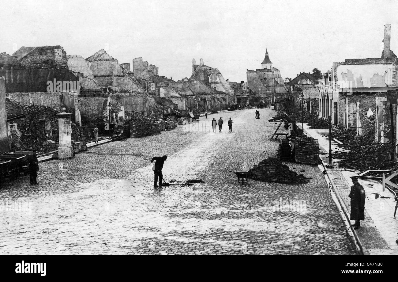 Reinigen Sie Ihre Anstrengungen in viele, 1915 Stockfoto