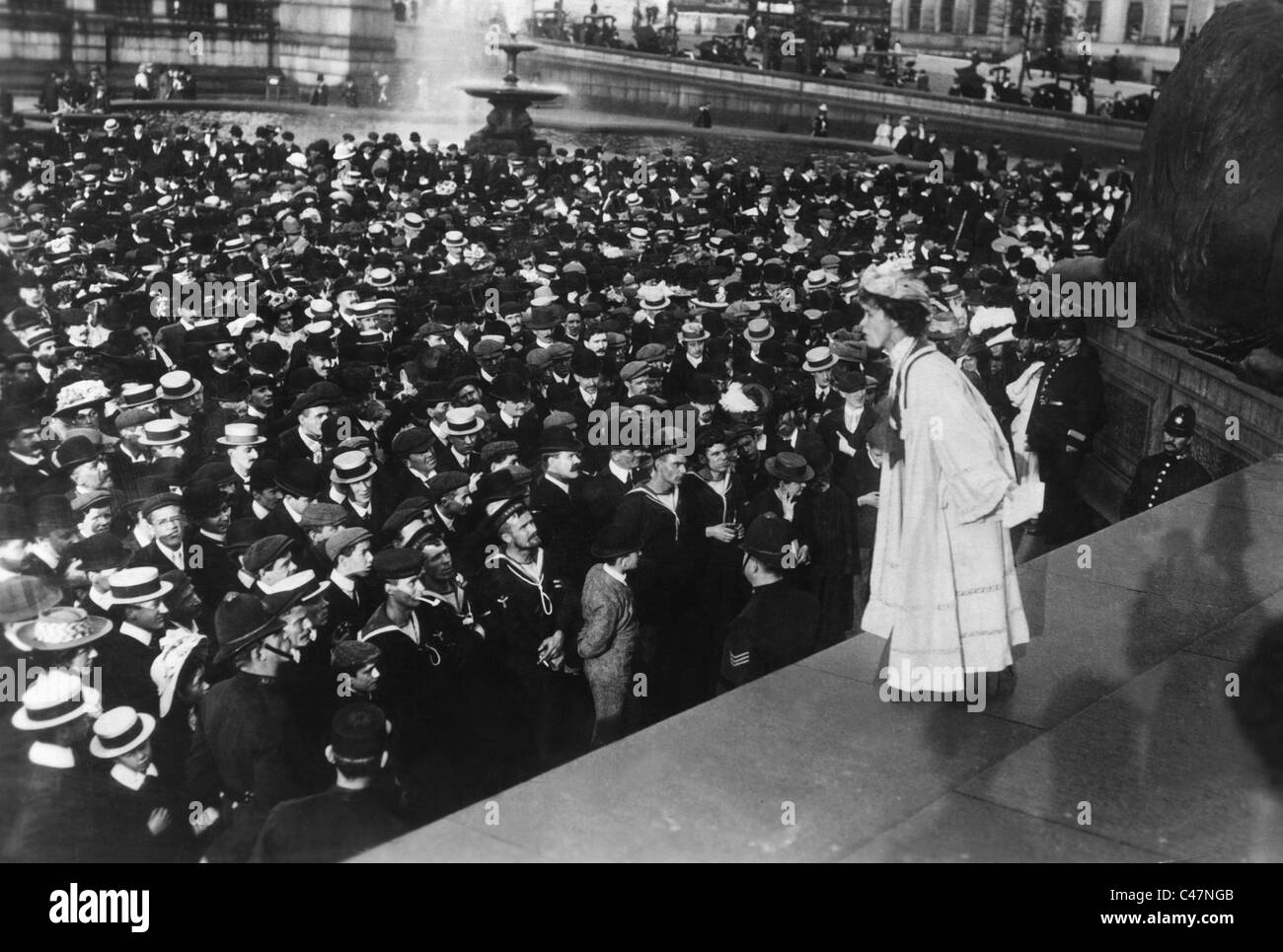 Emmeline Pankhurst, Stockfoto