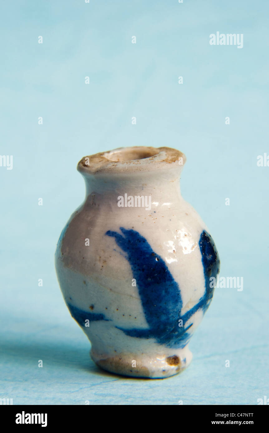 chinesischen Ming-Dynastie Schiffbruch Miniatur Keramik Stockfoto