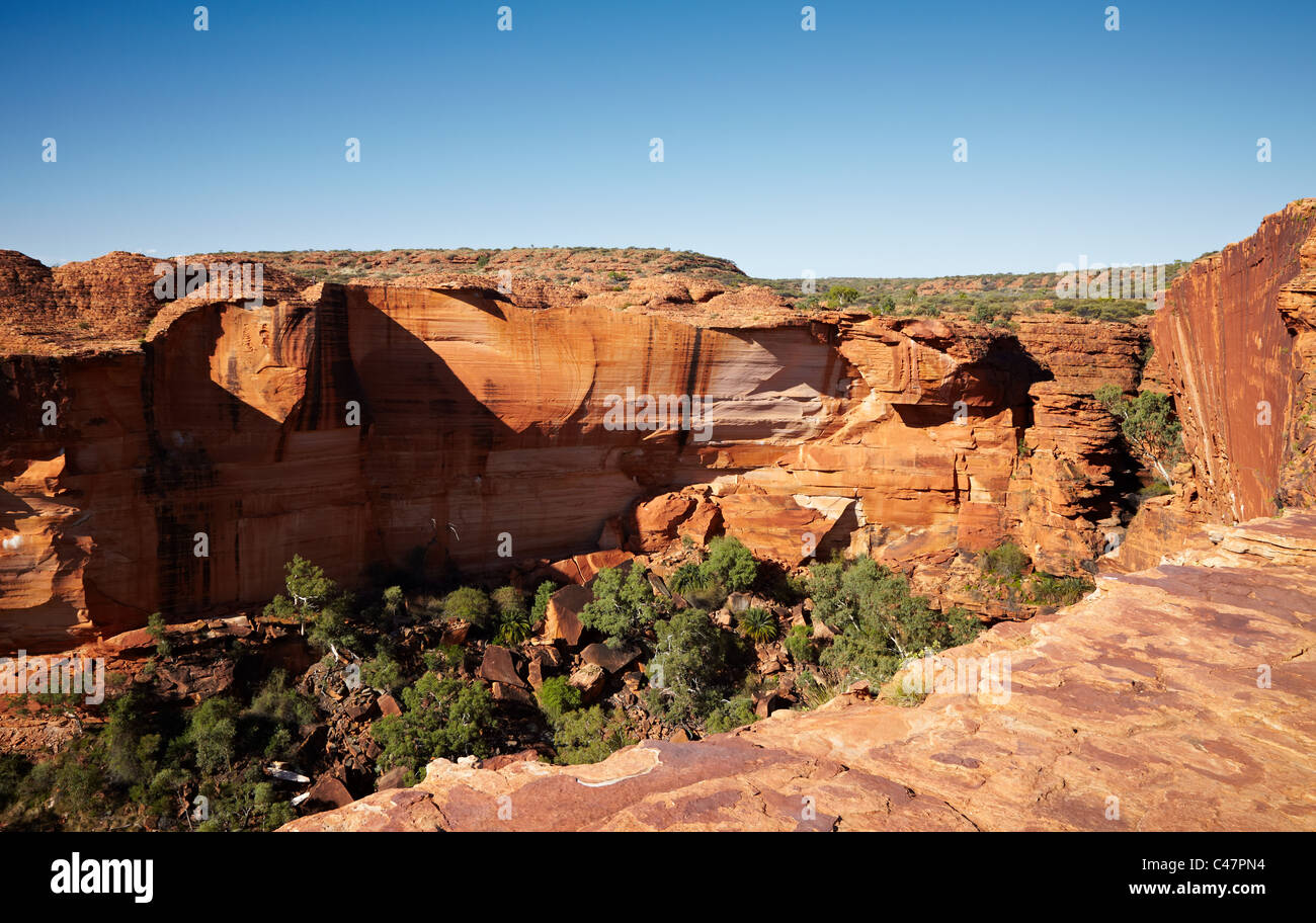 Kings Canyon, Watarrka National Park, Northern Territory, Australien. Stockfoto