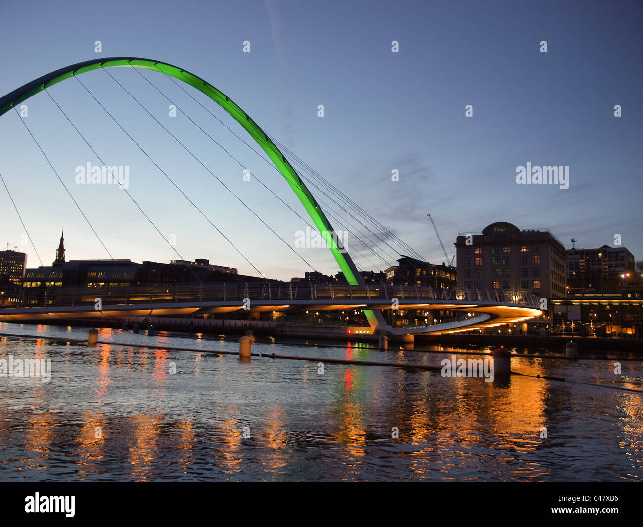 Newcastle-Gateshead Stockfoto