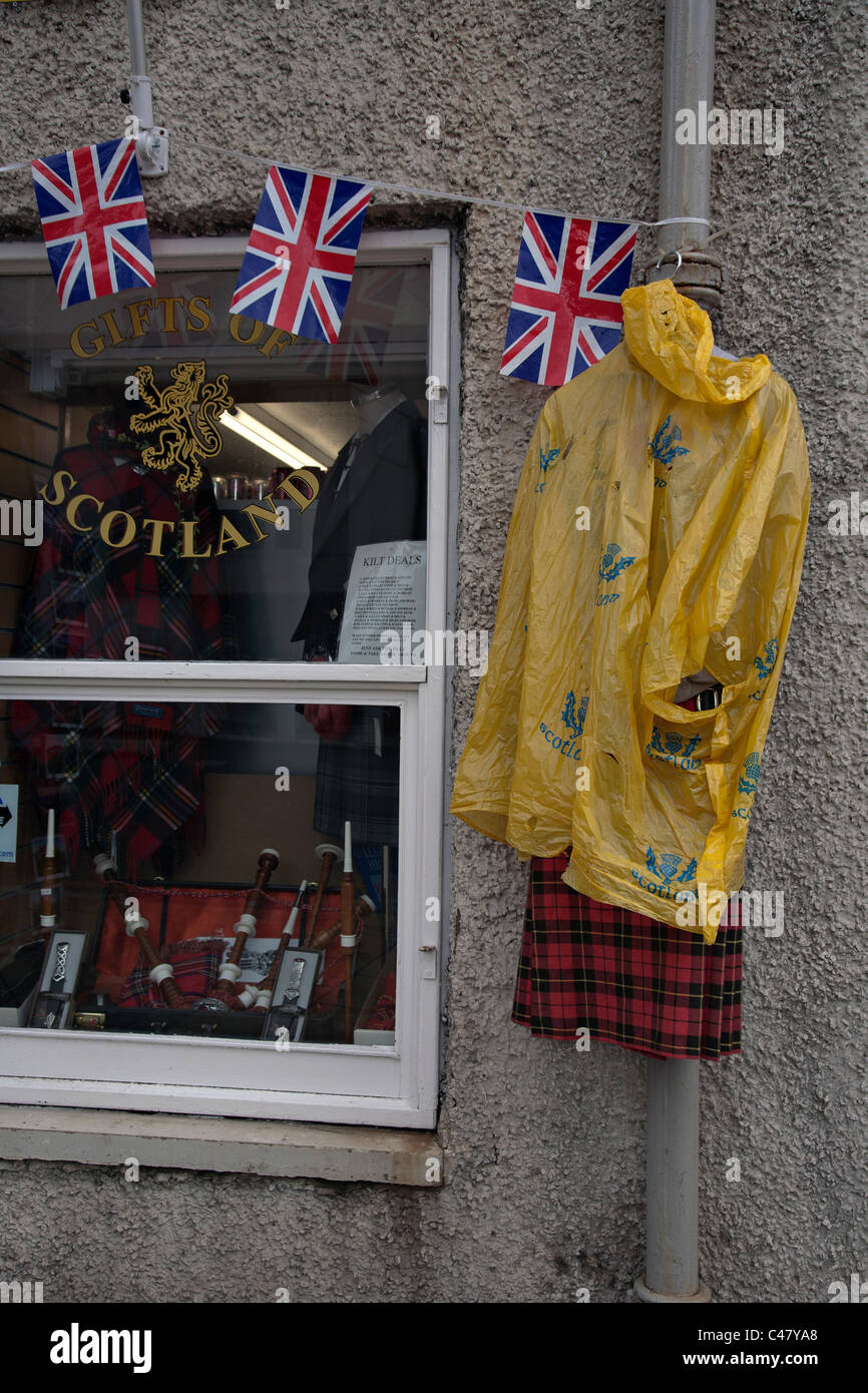 Souvenirladen in Edinburgh, Schottland Stockfoto