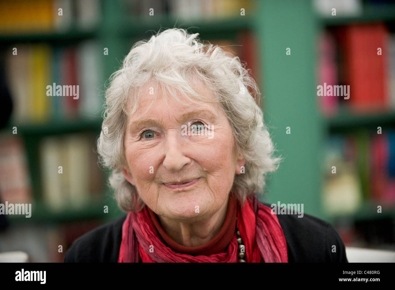 Mirabel Osler Autor abgebildet bei Hay Festival 2011 Stockfoto