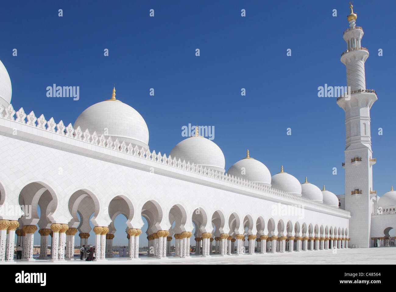 Sheikh-Zayed-Moschee Stockfoto
