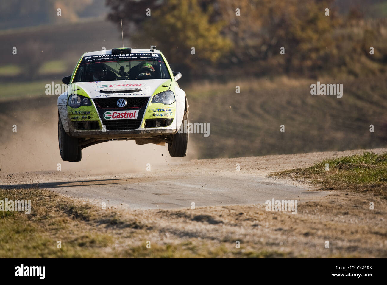 Roadster der Waldviertler-Auto-rallye Stockfoto