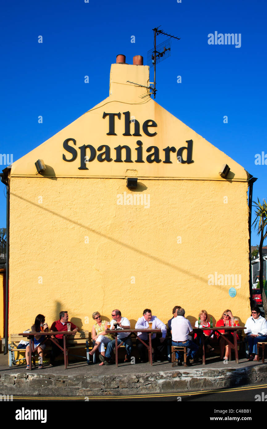 Die Spanier Pub Kinsale County Cork Irland Stockfoto