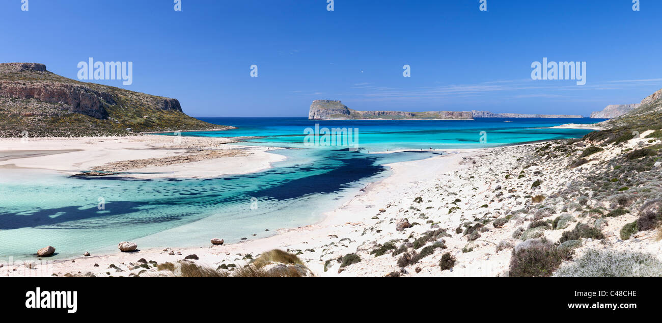 Ballos Beach (Kreta) Stockfoto