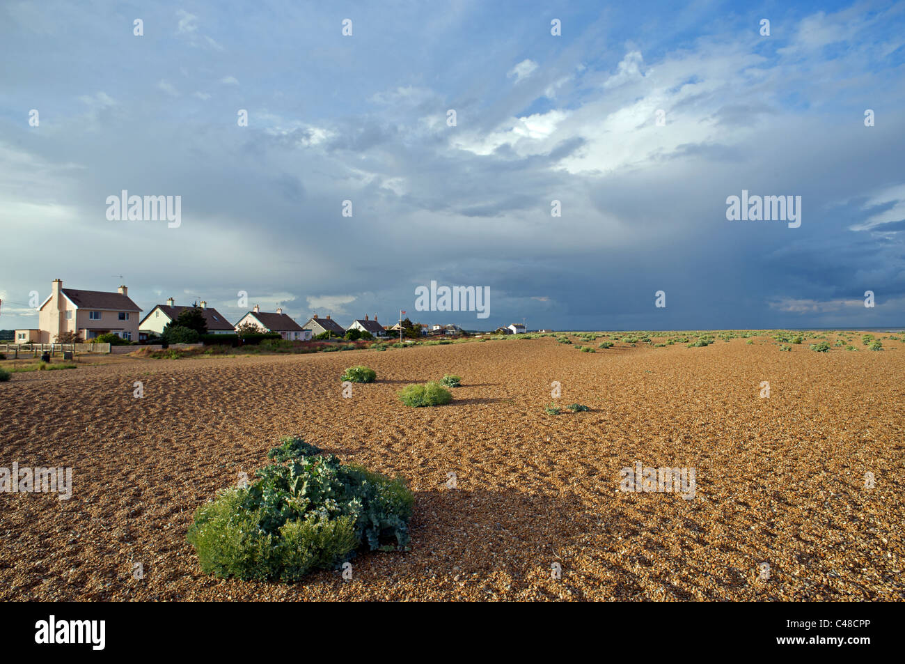 Shingle Street, Suffolk, Großbritannien. Stockfoto