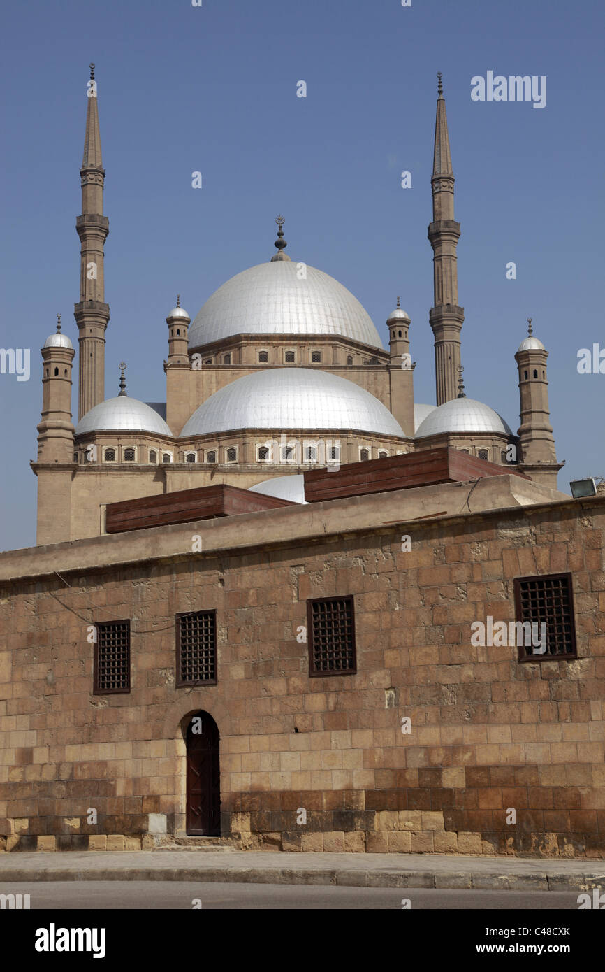 Die Moschee von Muhammad Ali Pascha oder Alabaster Moschee in der Zitadelle von Kairo, Kairo, Ägypten Stockfoto