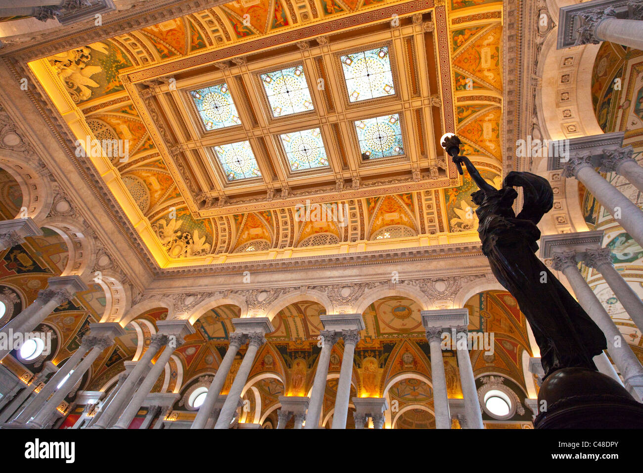 Bibliothek des Kongress-Gebäude, Washington DC Stockfoto