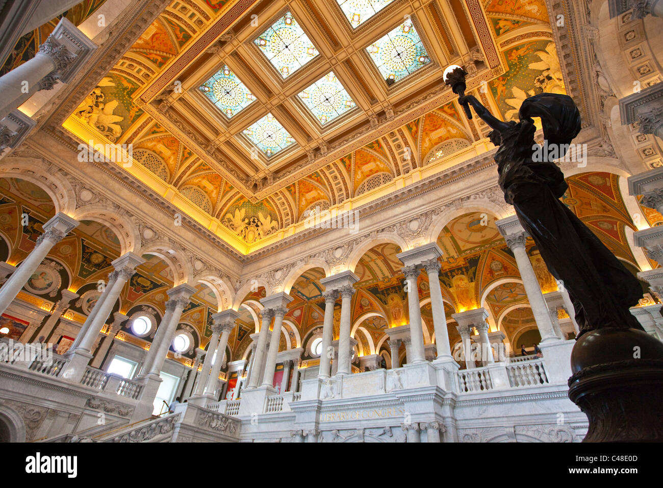 Bibliothek des Kongress-Gebäude, Washington DC Stockfoto