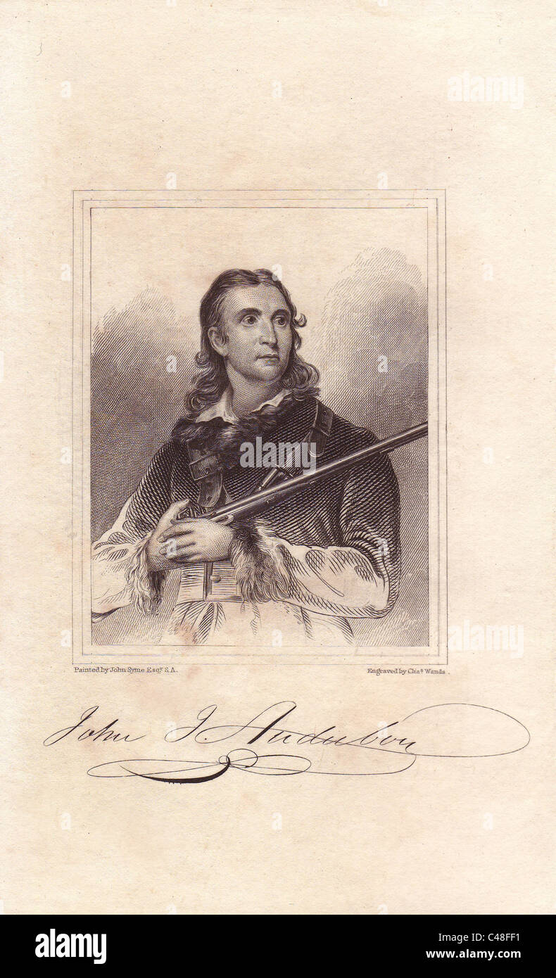 Audubon (1785-1851), Französisch-amerikanische ornithologischen Künstler. Stockfoto