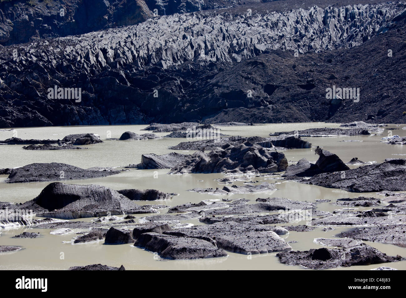 Foto von der Tronador-Gletscher in Patagonien Argentinien Stockfoto