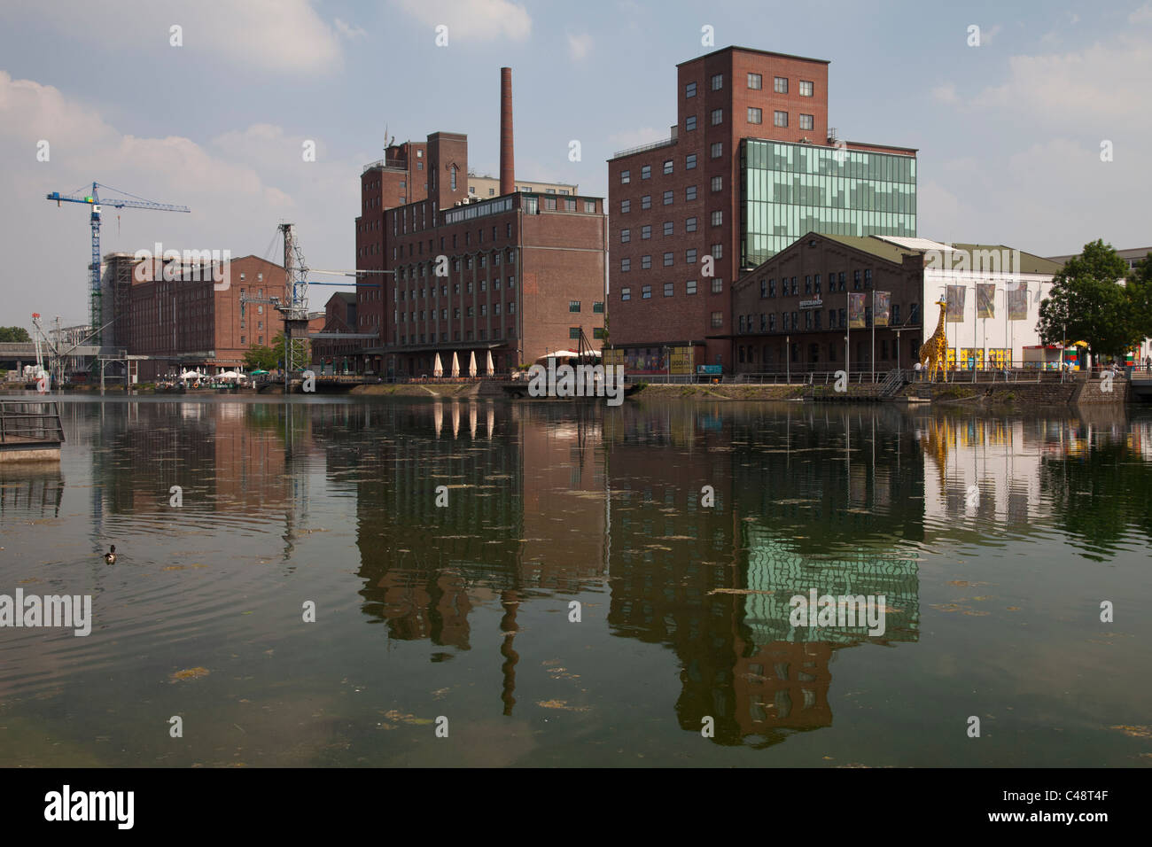 Hafen, Duisburg, Ruhr und Umgebung, Nordrhein-Westfalen, Deutschland Stockfoto