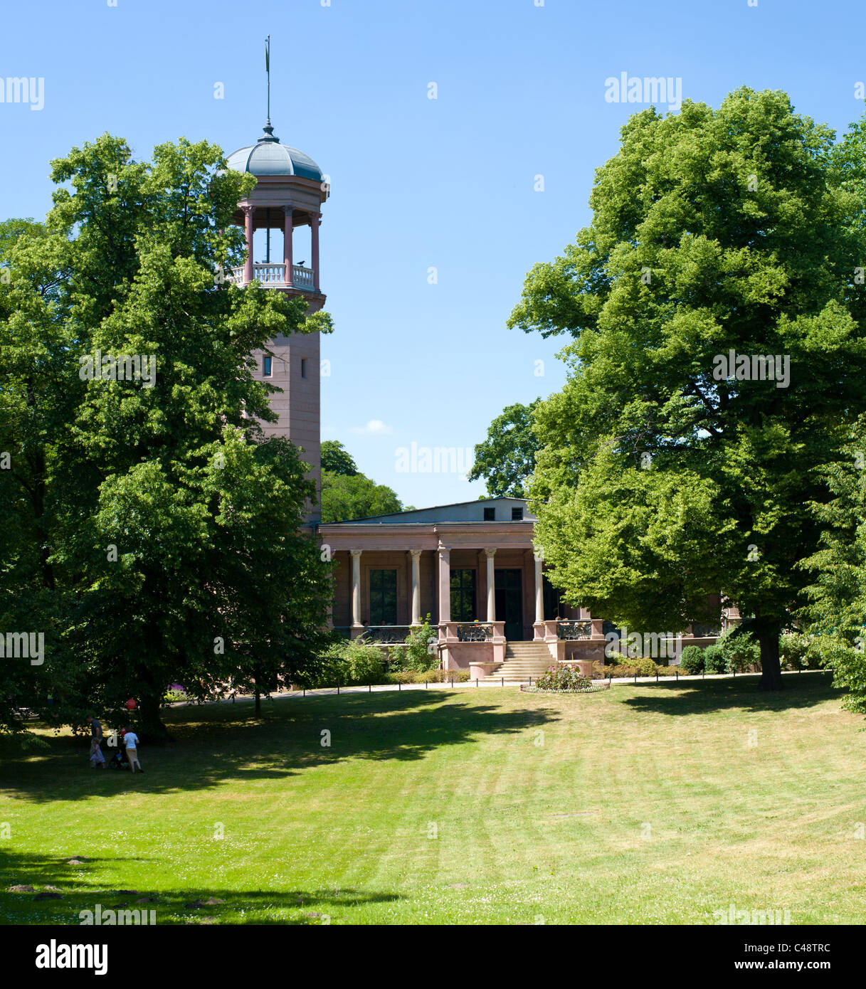Schloss Biesdorf. Ehemaligen Besitzer Werner und Georg Wilhelm von Siemens. Berlin. Deutschland Stockfoto