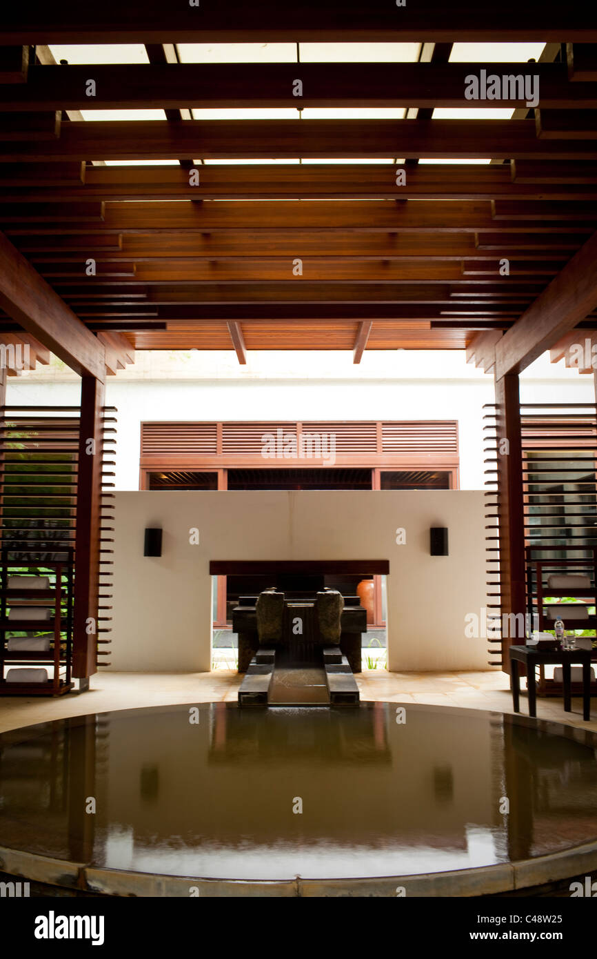 Auf der vielen luxuriösen Sprudel Bäder bei Villa 32, Beitou, Taiwan, 26. Oktober 2010. Stockfoto