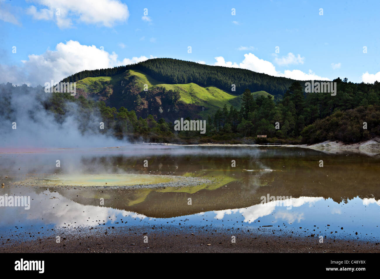 Waiotapu Thermalgebiet, Neuseeland Stockfoto