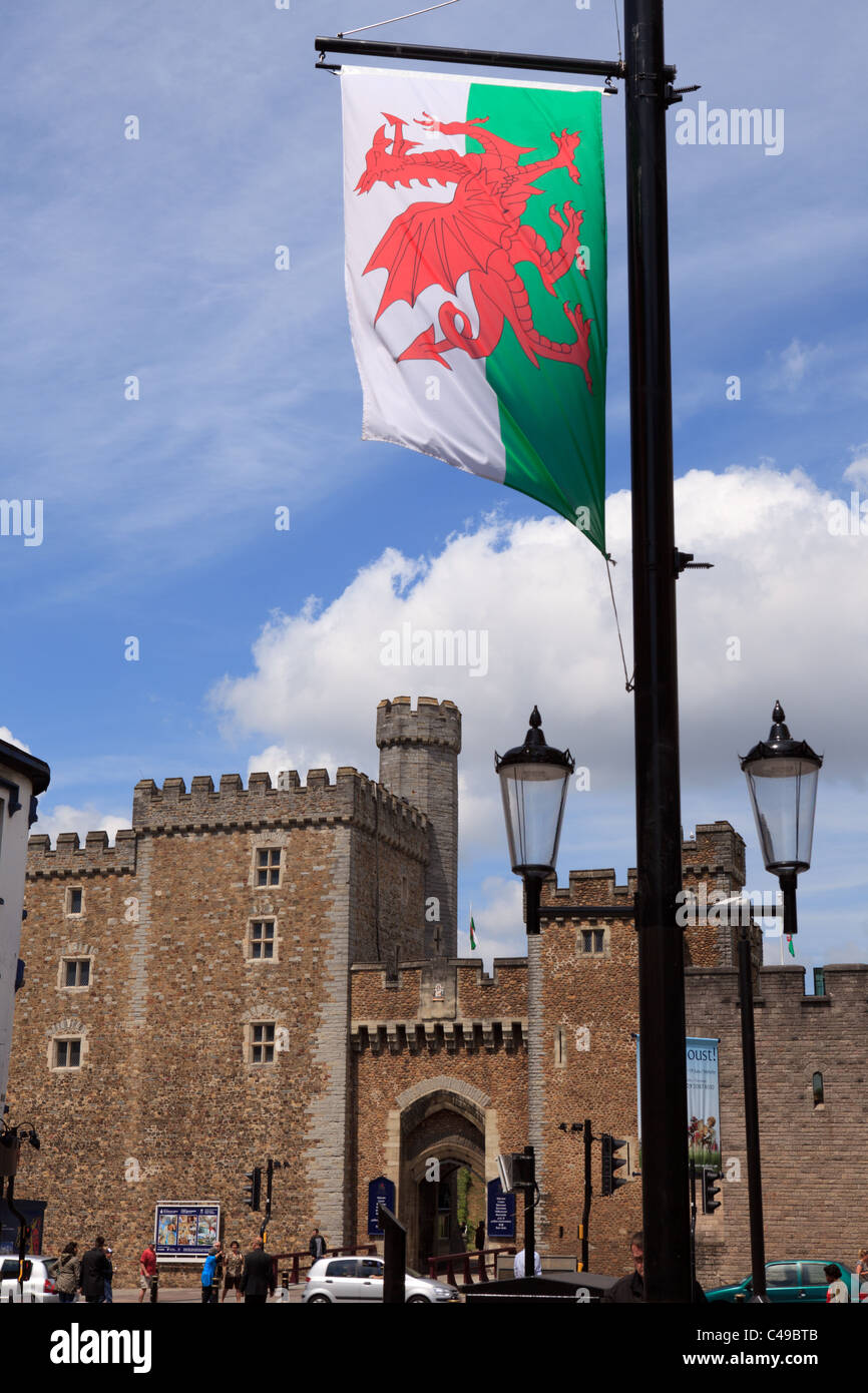 Schloss von Cardiff, Cardiff, South Glamorgan, Wales, UK Stockfoto