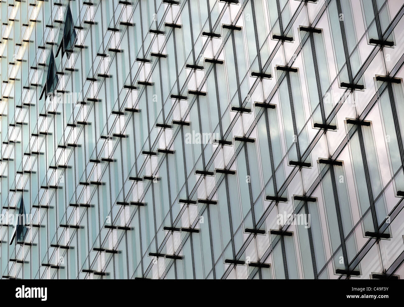 Berlyamont Gebäude in Brüssel, Heimat der Europäischen Kommission Stockfoto