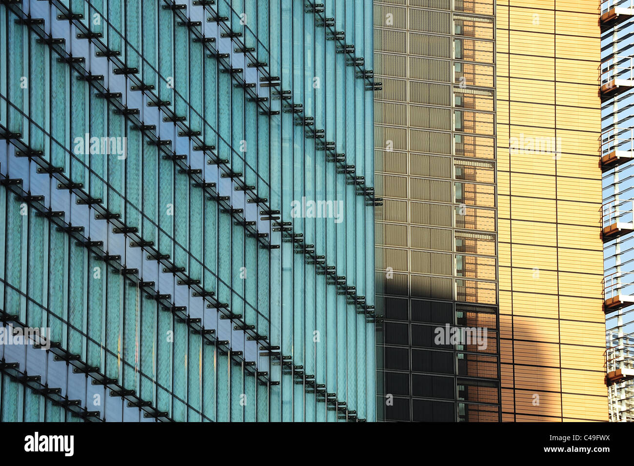 Berlyamont Gebäude in Brüssel, Heimat der Europäischen Kommission Stockfoto