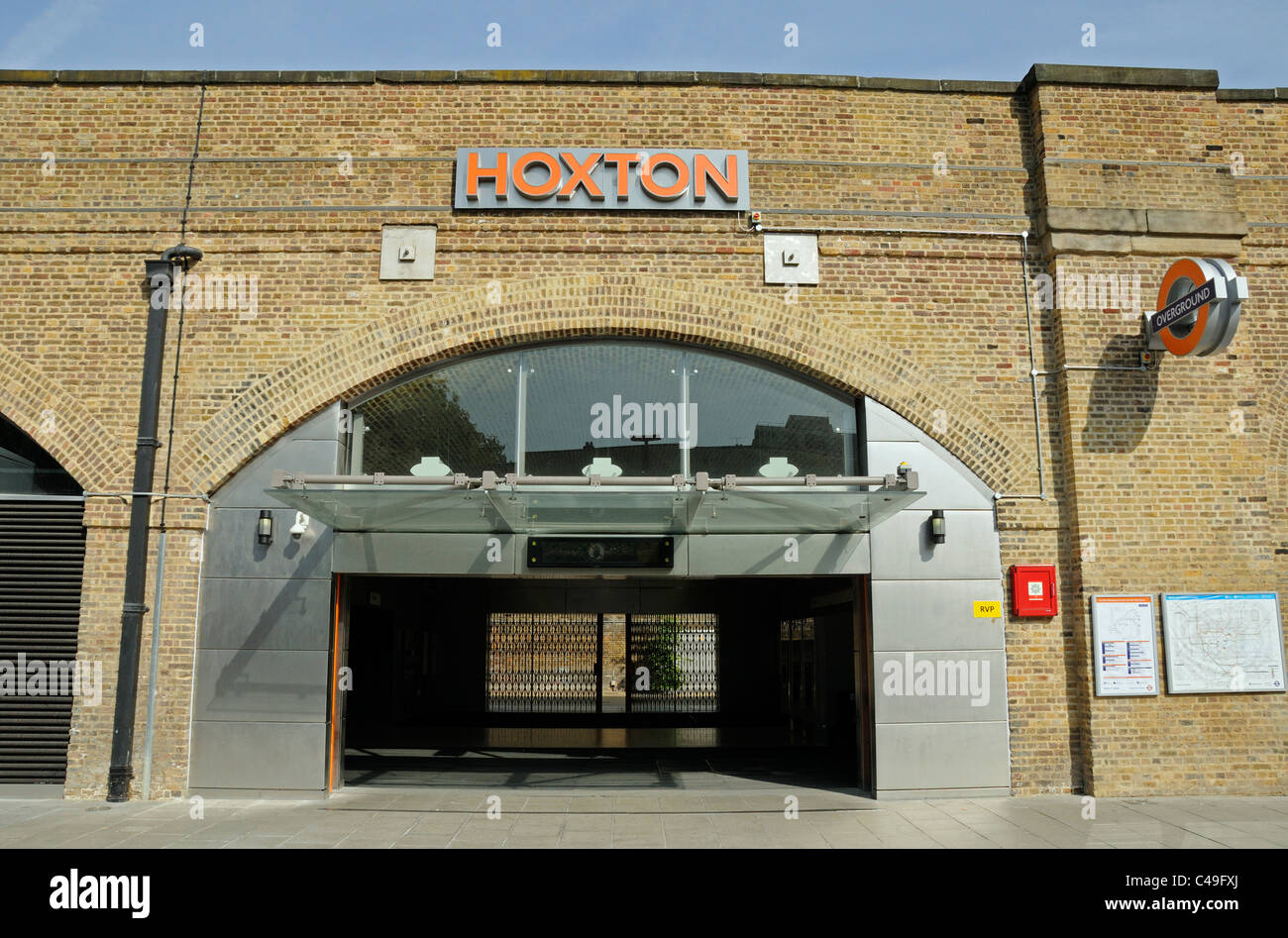 Hoxton Overground Station London England UK Stockfoto