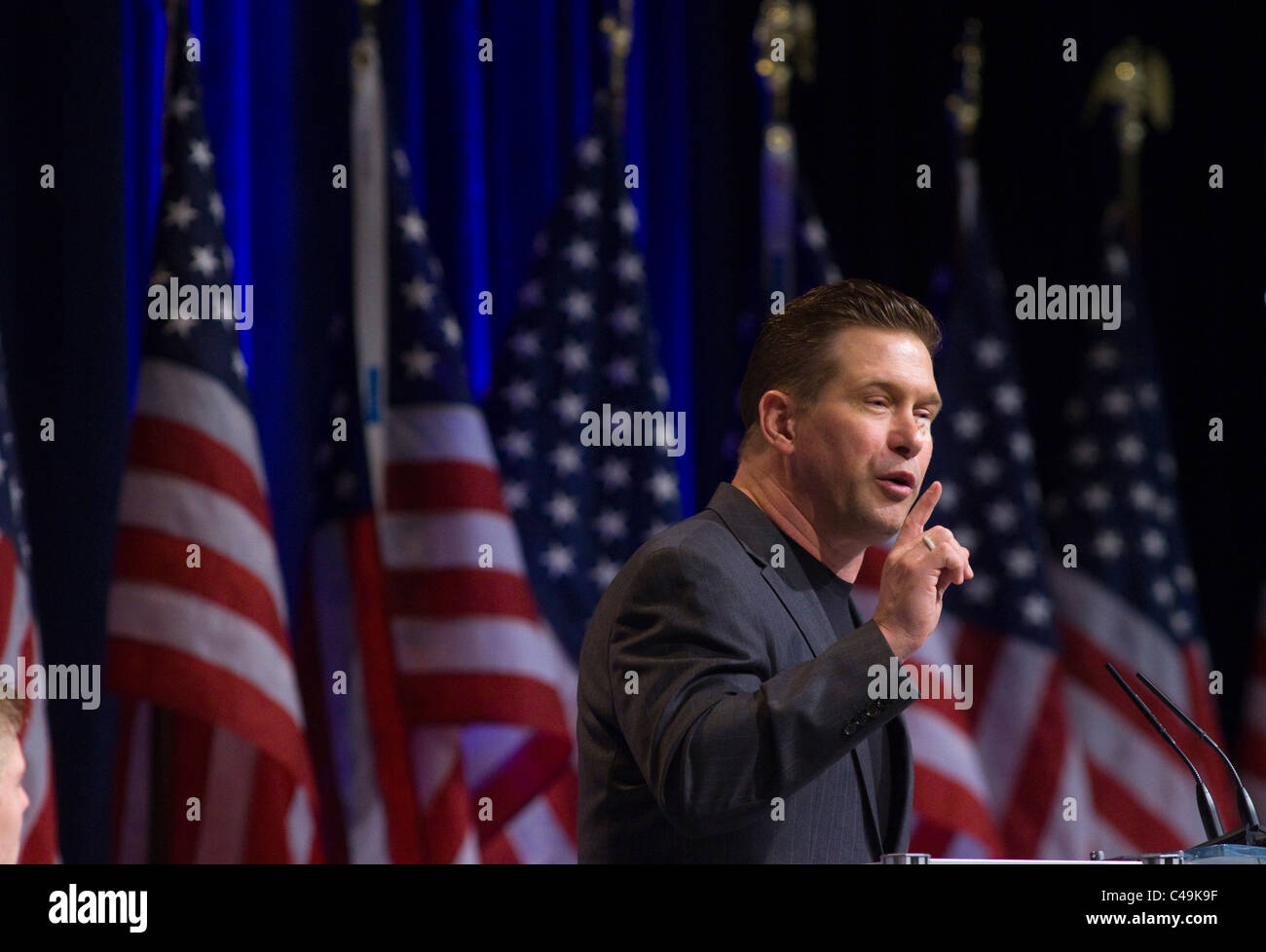 Stephen Baldwin bei den konservativen politischen Aktionskonferenz (CPAC) 2010 in Washington DC. Stockfoto