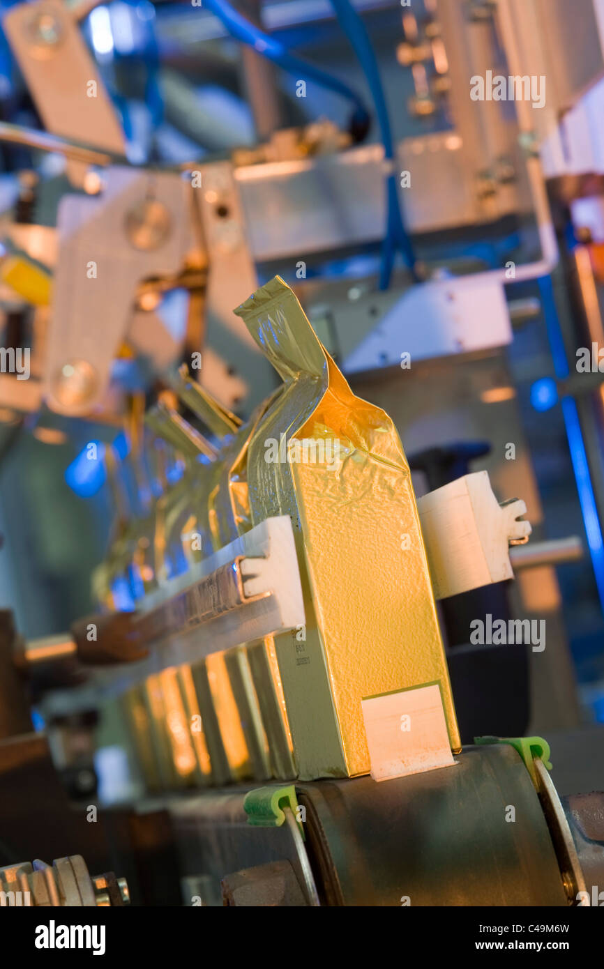 Kaffeebohnen-Toast-Maschine Stockfoto