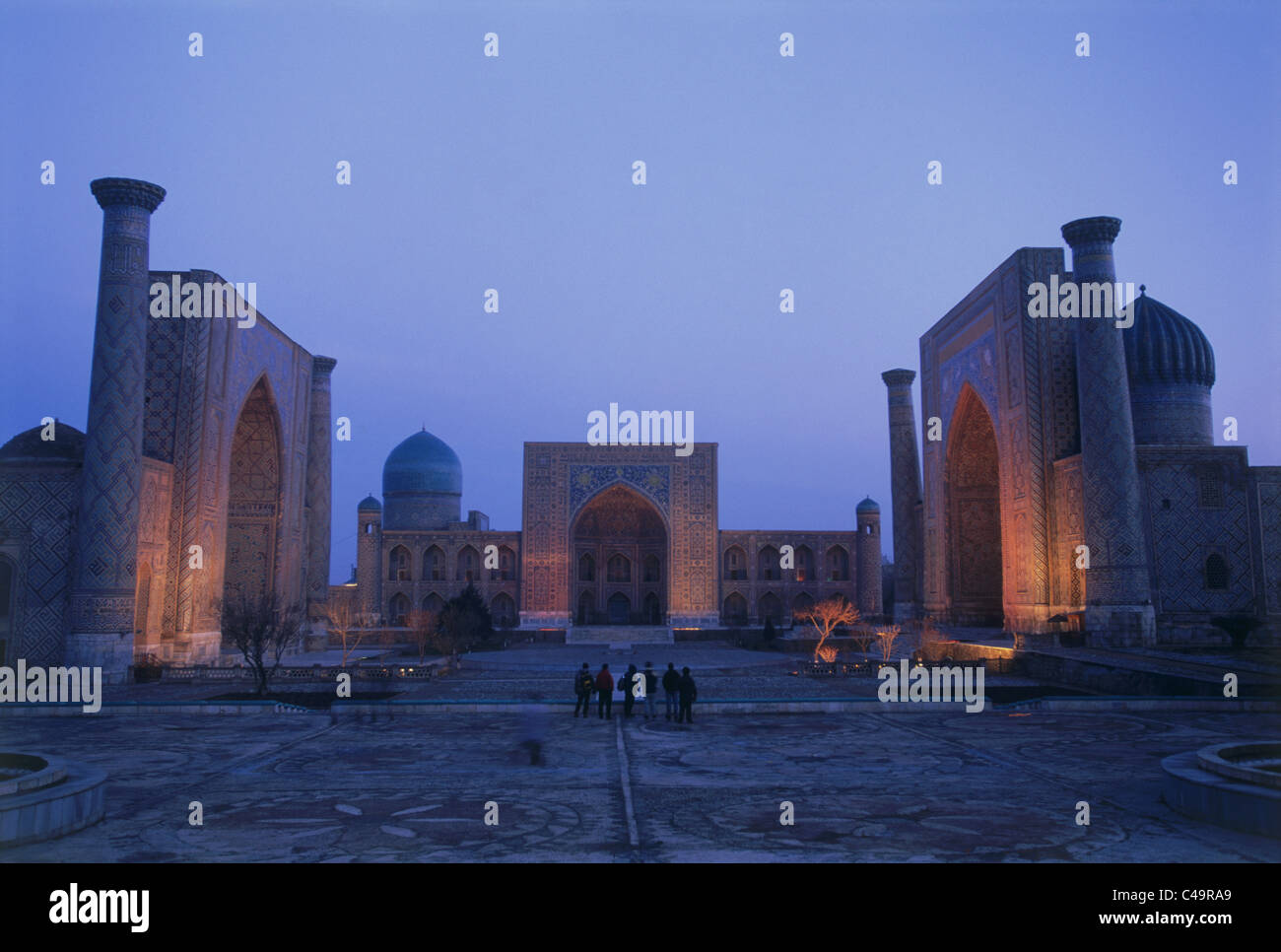 Foto einer antiken Stadt in Usbekistan Stockfoto