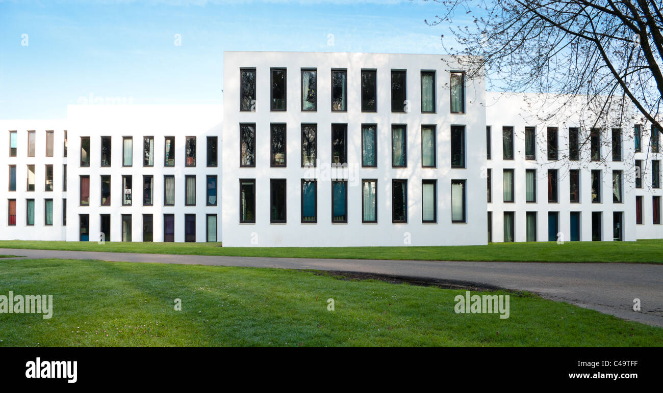 Studentenwohnungen an der technischen Universität von Enschede, Niederlande Stockfoto