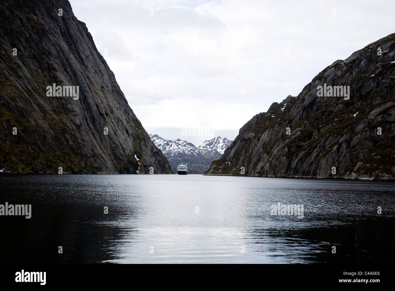 Foto von den Lofoten in Norwegen Stockfoto