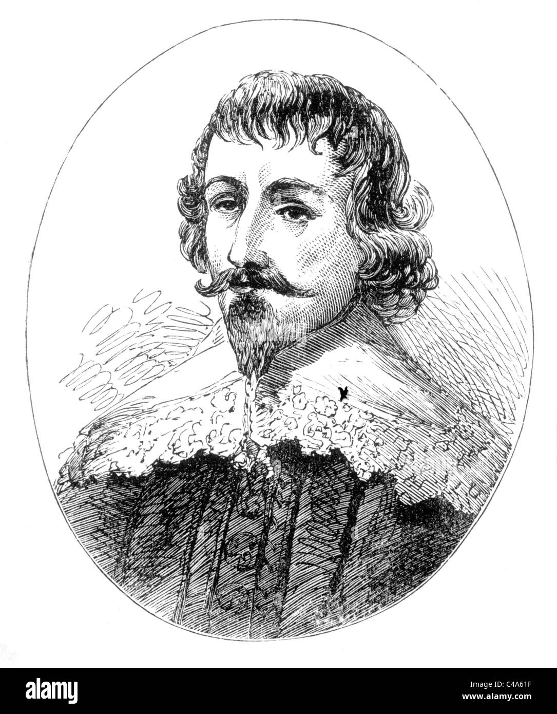 Porträt von William Prynne, 17. Jahrhundert Englisch, Anwalt, Autor, Polemiker und politische Figur Stockfoto