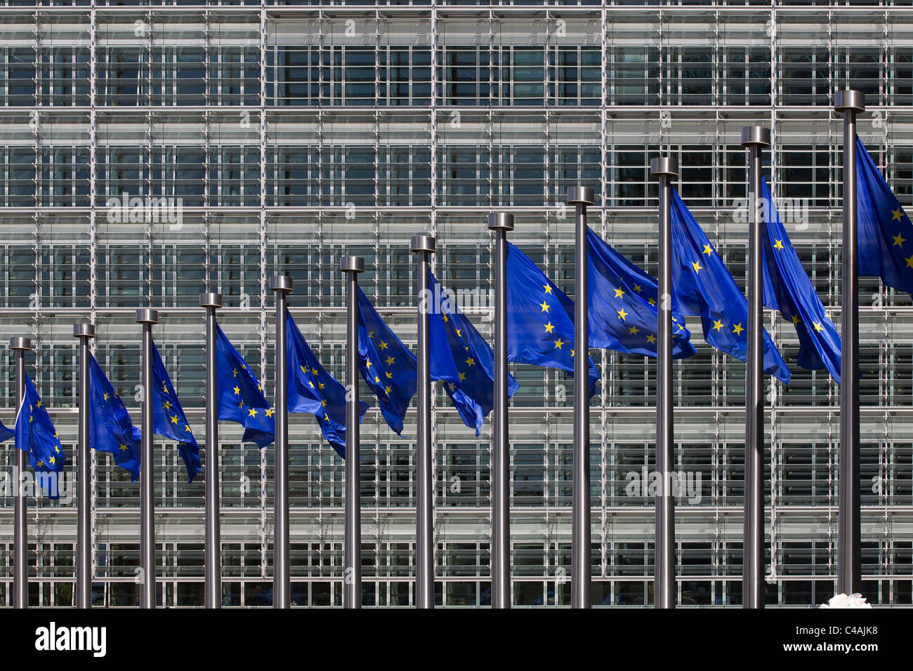 BERLAYMONT-GEBÄUDE, EUROPÄISCHE KOMMISSION, EUROPÄISCHE UNION, BELGIEN Stockfoto