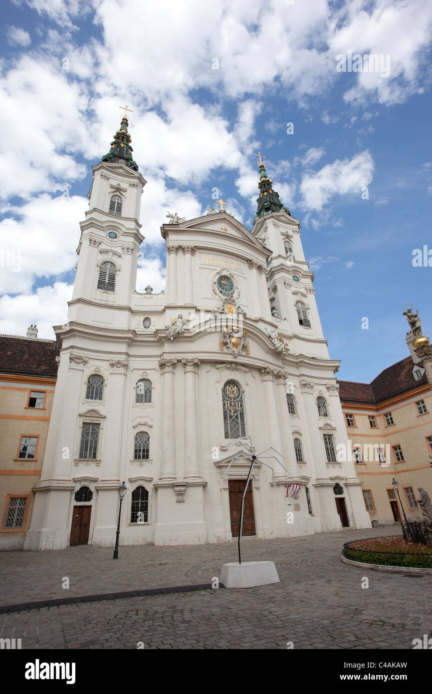 Die barocke Piaristen Kirche der Maria Treu, Wien, Österreich. Foto: Jeff Gilbert Stockfoto