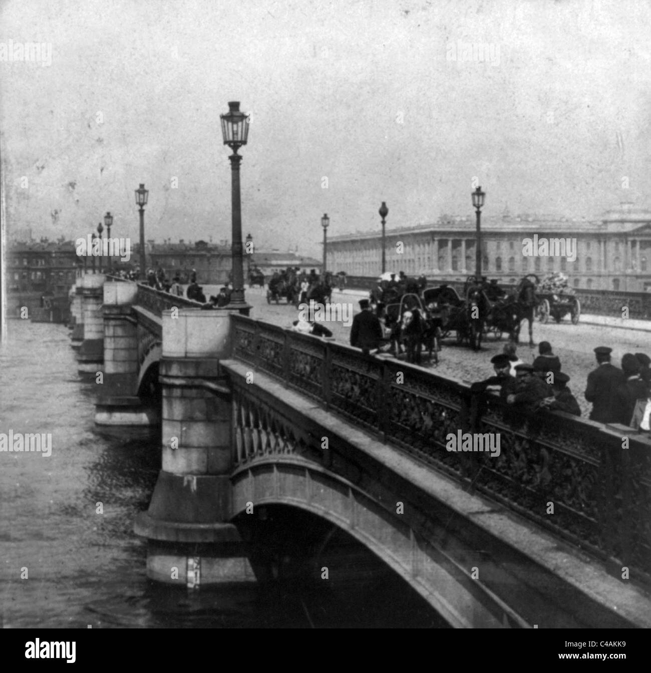 Nicolai Brücke, St. Petersburg, Russland Stockfoto