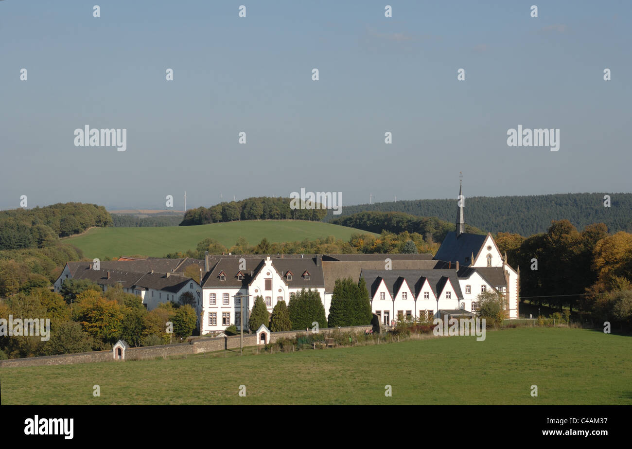 Kloster Mariawald Oberhalb von Heimbach. Stockfoto
