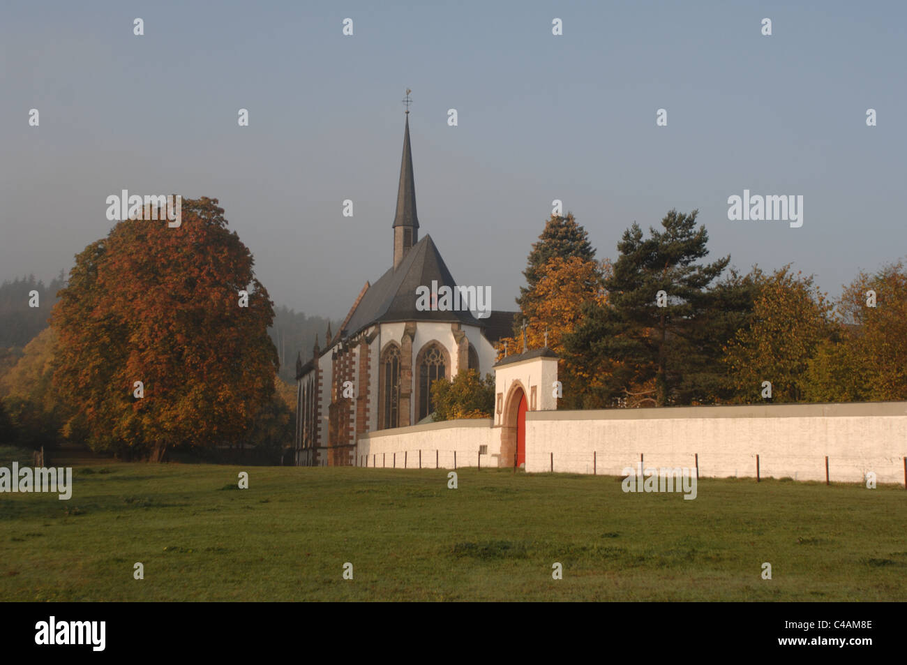 Kloster Mariawald Oberhalb von Heimbach. Stockfoto