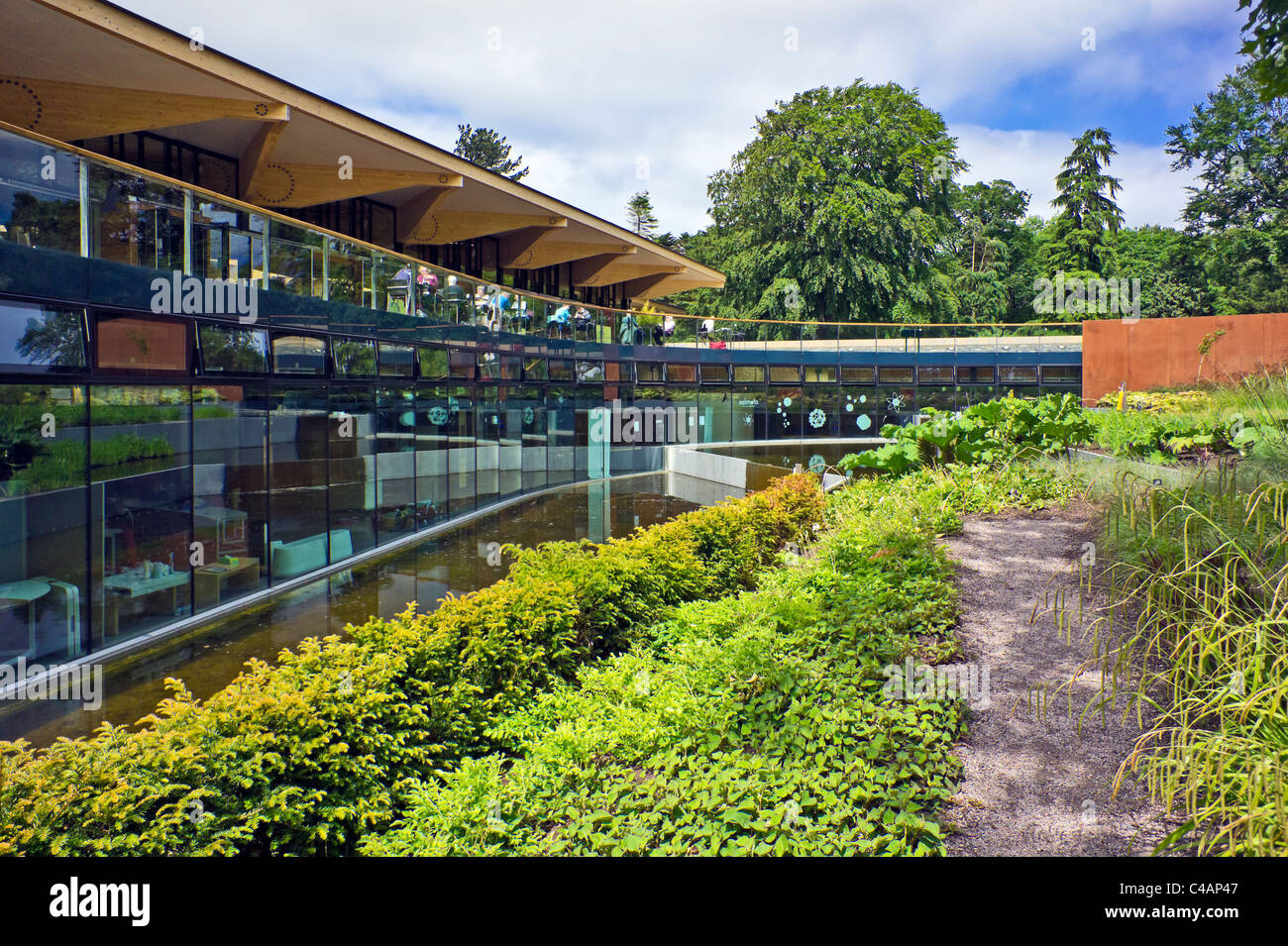 Die John Hoffnung Gateway Und Das Restaurant Im Royal Botanic