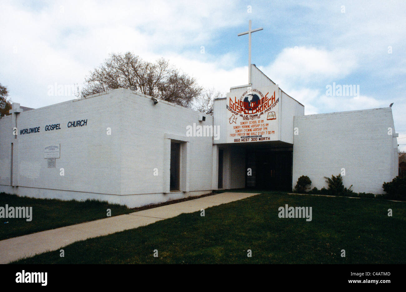 Salt Lake City Utah USA weltweit Gospel Church Stockfoto