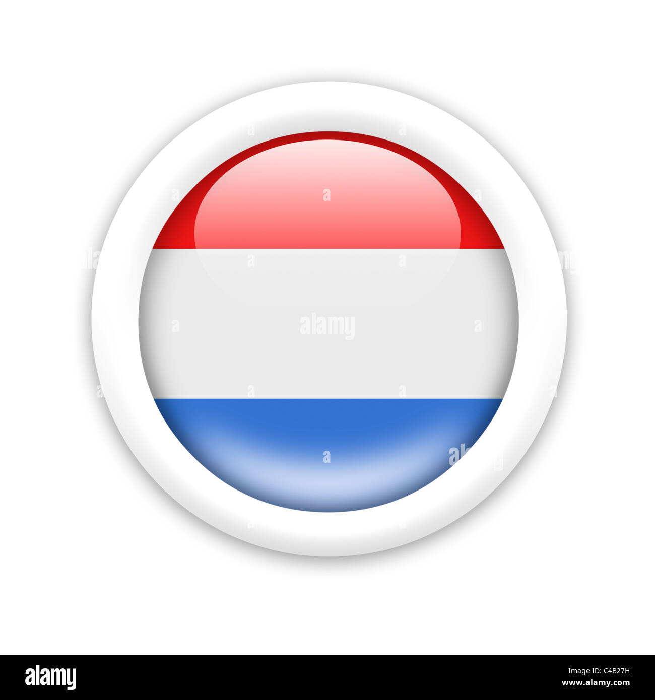 Flagge der Niederlande Holland Stockfoto