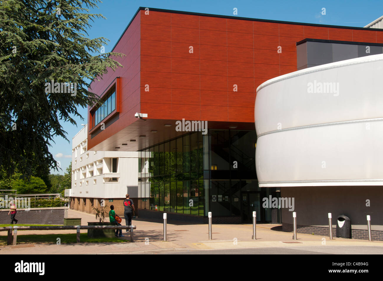 Lady Hale Gebäude, Salford Law School, Salford University, Salford, Manchester, England, UK.  Architekt: Broadway Malyan. Stockfoto