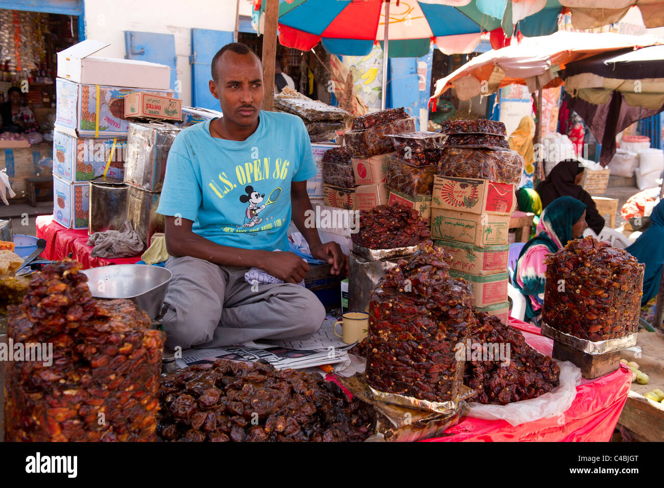 Termine für Verkauf auf dem Markt, Hargeisa, Somaliland ...