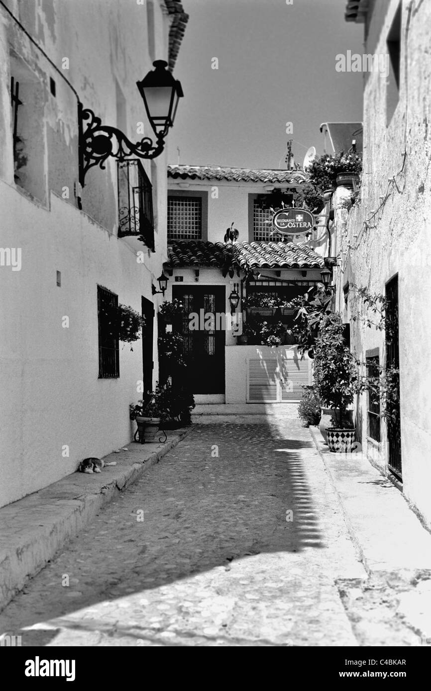 Restaurant La Costera, Altea. Stockfoto