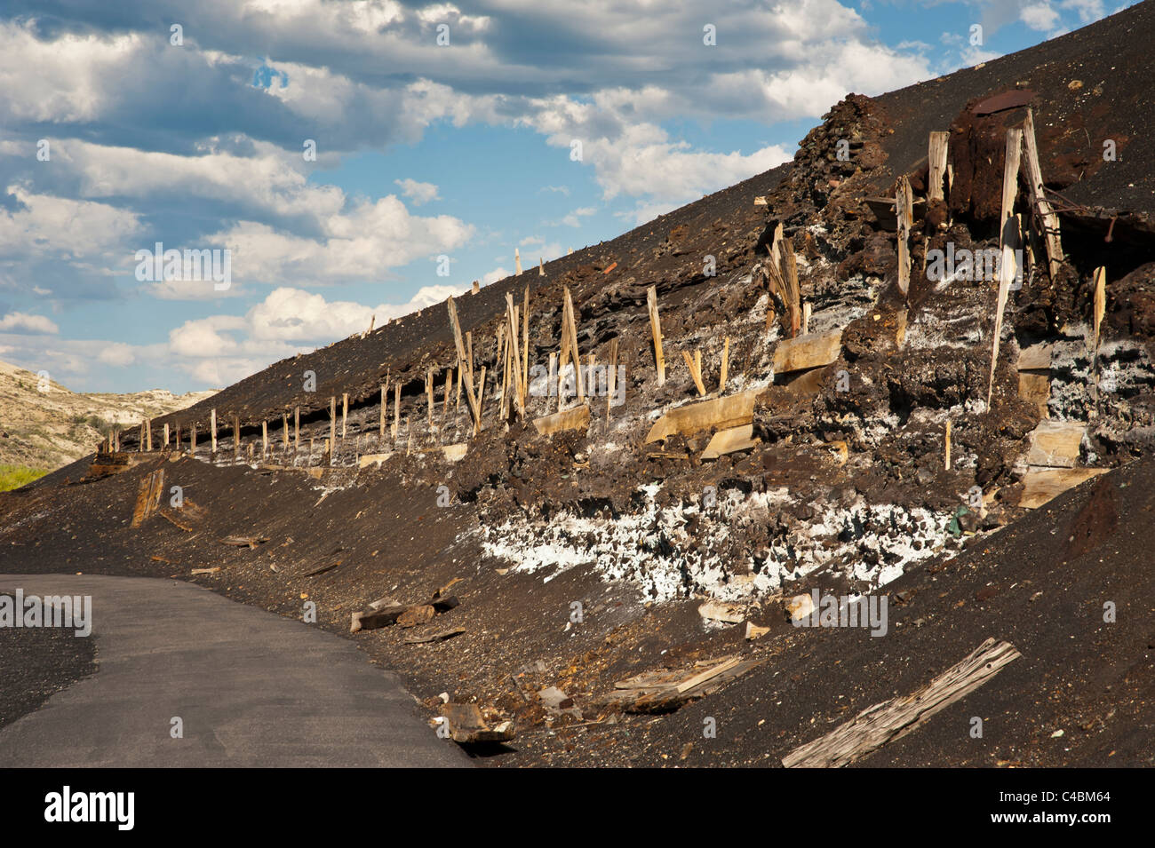 "Alte Werke Golf Course" in Anaconda, Montana. Der Golfplatz wurde über einer Superfund Cleanup Stelle errichtet. Stockfoto