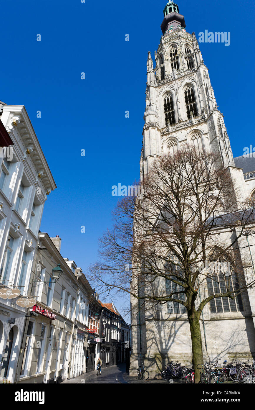 Der Grote Kerk in der Altstadt, Breda, Niederlande Stockfoto