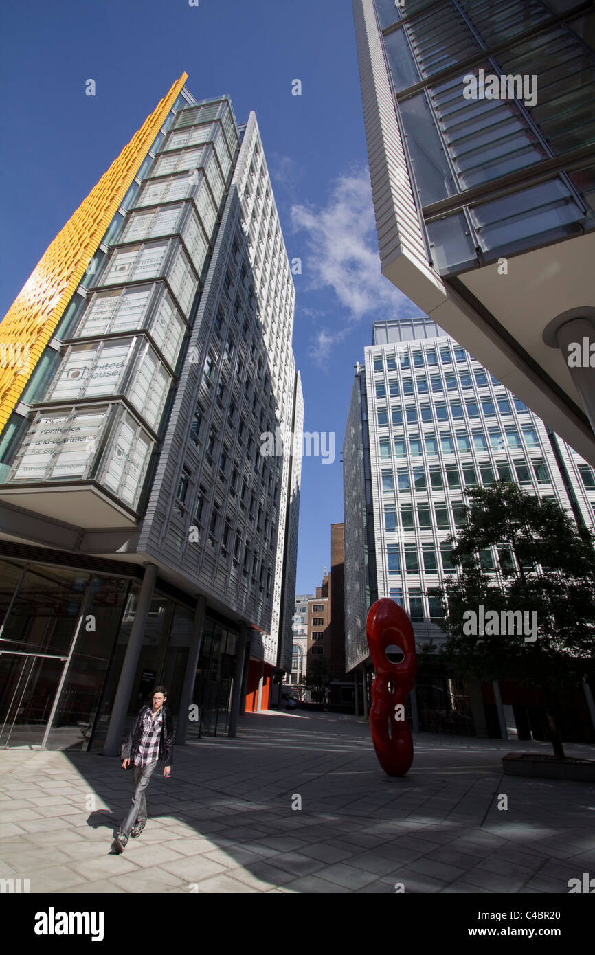 Zentrale St Giles Bürofläche Central Saint Giles Büros Londoner Büros von Google im Vereinigten Königreich Stockfoto