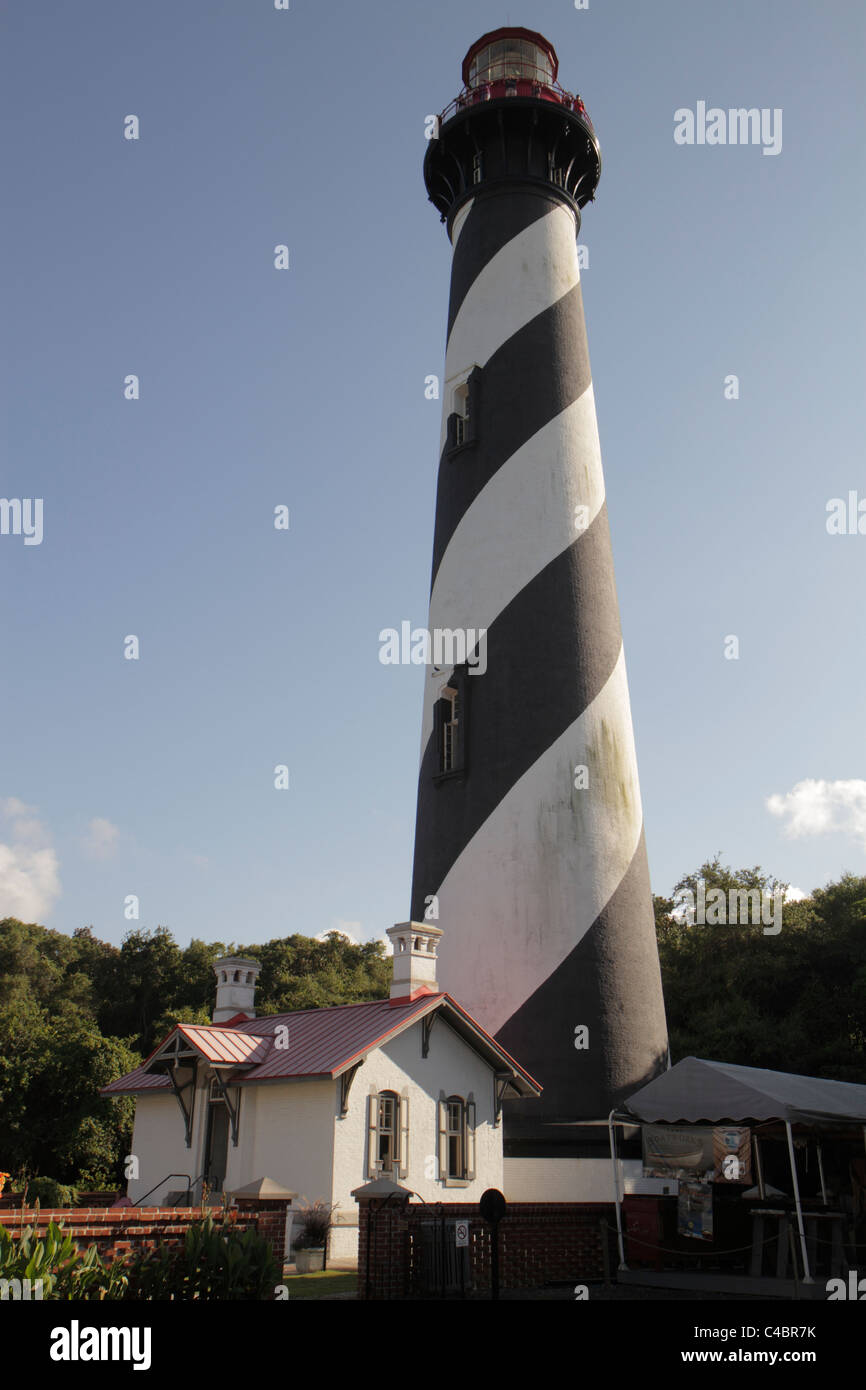 St. Saint Augustine Florida, St. Augustine Lighthouse and & Museum, 1879, Besucher reisen Reise Reise Tourismus Tourismus Wahrzeichen Kultur Kultur Cultu Stockfoto